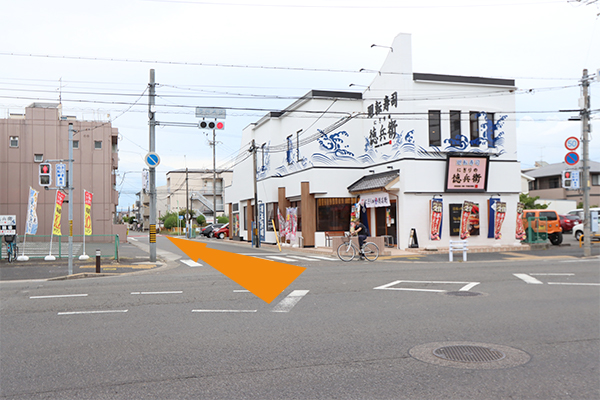 駐車場までのアクセス